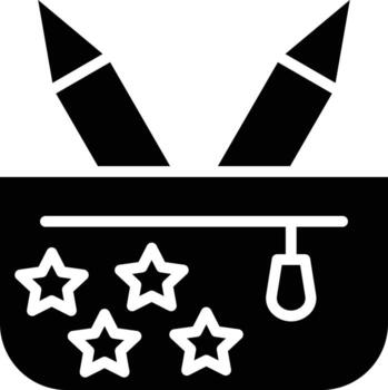 Pencil Case Icon Style vector