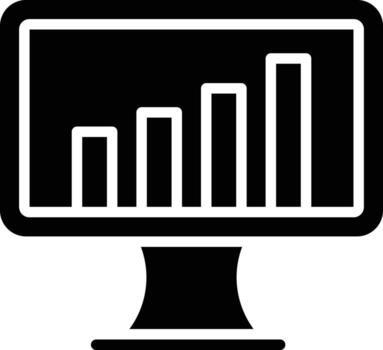 estilo de icono de análisis vector