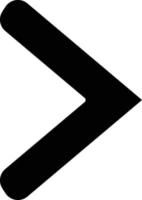 Right Chevron Icon Style vector