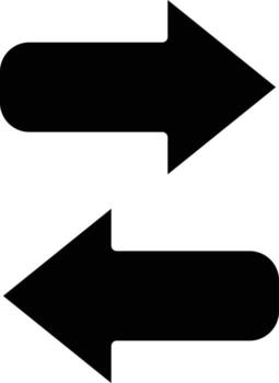 estilo de icono de transferencia vector