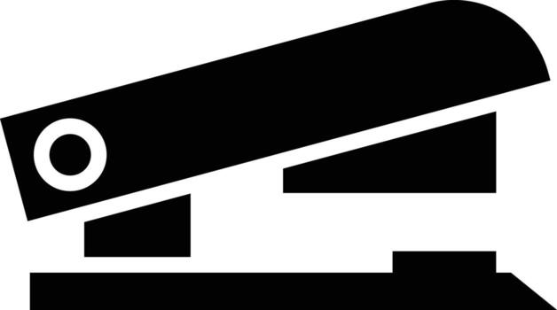 estilo de icono de grapadora vector