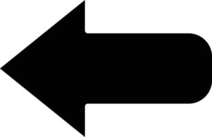 Left Arrow Icon Style vector