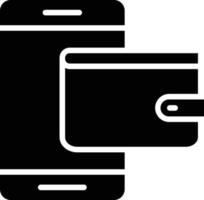 Digital Wallet Icon Style vector