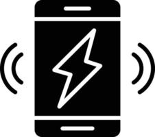 Wireless Charging Icon Style vector