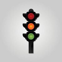 Traffic light icon vector