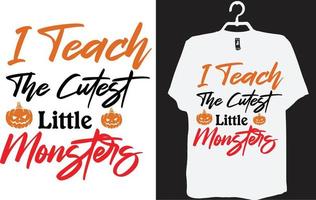 Halloween T-shirt Design vector