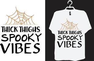 diseño de camiseta de halloween vector