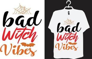 diseño de camiseta de halloween vector