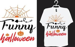 diseño de camiseta de halloween vector