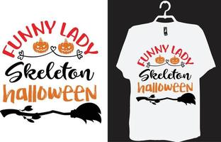 diseño de camiseta de halloween vector