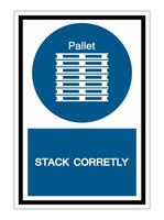 PPE Icon.Stack Correctly Symbol Sign Isolate On White Background,Vector Illustration EPS.10 vector