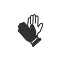 Glove icons  symbol vector elements for infographic web