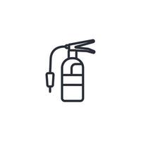 Fire extinguisher icons  symbol vector elements for infographic web