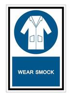 PPE Icon.Wear Smock Symbol Sign Isolate On White Background,Vector Illustration EPS.10 vector