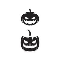 calabaza con sonrisa para tu diseño para la fiesta de halloween vector