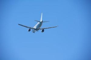 Modern airplane view photo