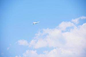 Modern airplane view photo