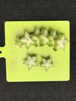 Green star fruit slices photo