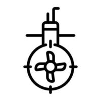 Check out line icon of centrifugal pump vector