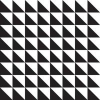 Abstract geometric pattern in black and white squares, Abstract pattern in a monochrome scheme. Black and white triangle pattern. Monotone triangles in square shape. vector