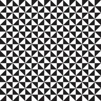 Abstract geometric pattern in black and white squares, Abstract pattern in a monochrome scheme. Black and white triangle pattern. Monotone triangles in square shape. vector