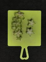 Green star fruit slices photo