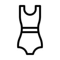 Swimsuit Icon Design vector