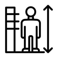 Height Limit Icon Design vector