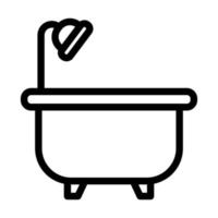 Bathtub Icon Design vector