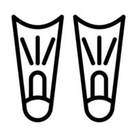 Fins Icon Design vector