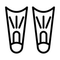 Fins Icon Design vector