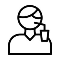Drinking Icon Design vector