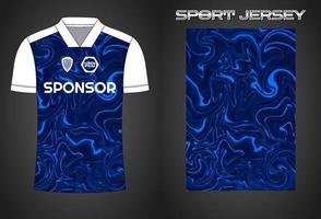 Soccer jersey sport shirt design template vector