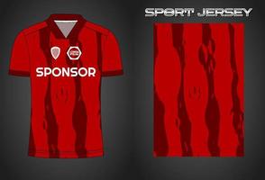 Soccer jersey sport shirt design template vector