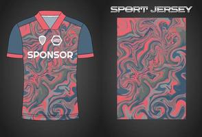 Soccer jersey sport shirt design template vector