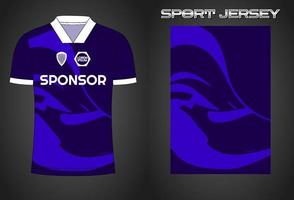 Soccer jersey sport shirt design template vector