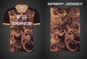 Soccer jersey sport shirt design template vector