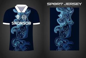 Soccer jersey sport shirt design template vector