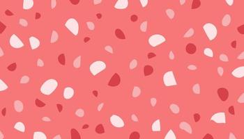 Terrazzo background red pink abstract simple vector illustration