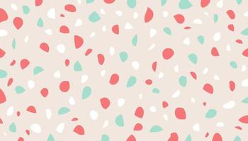 Terrazzo background grey red blue abstract simple vector illustration