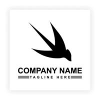 Flying Wings Bird Logo abstract design vector template