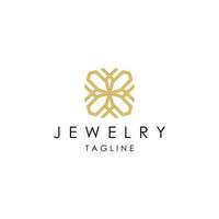 Abstract flower design. Line creative symbol. Universal icon. flower sign. Simple logotype template for premium business. Vector illustration.