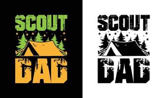 Camping Quote T shirt design, typography vector