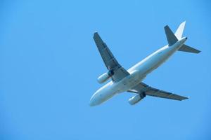 Modern airplane view photo