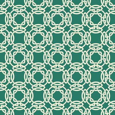 Celtic Knot Inspired Seamless Pattern Background