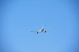 Modern airplane view photo