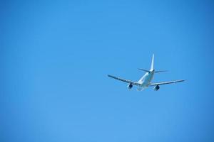 Modern airplane view photo