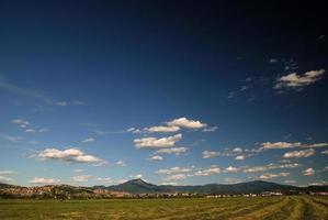 sunny day and dramatic sky... photo