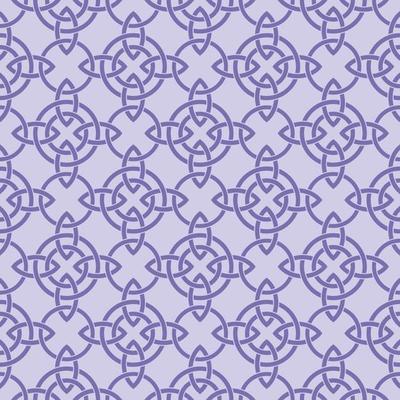 Celtic Knot Inspired Seamless Pattern Background