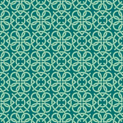 Celtic Knot Inspired Seamless Pattern Background